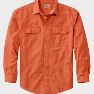LL Bean Sunwashed Canvas Shirt